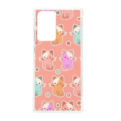 Cute-kawaii-kittens-seamless-pattern Samsung Galaxy Note 20 Ultra Tpu Uv Case by Salman4z