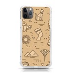 Egyptian-seamless-pattern-symbols-landmarks-signs-egypt iPhone 11 Pro Max 6.5 Inch TPU UV Print Case Front