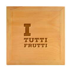 I Love Tutti Frutti Wood Photo Frame Cube by ilovewhateva