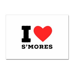 I Love S’mores  Sticker A4 (100 Pack) by ilovewhateva