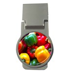 Colorful Capsicum Money Clips (Round)  Front