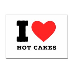 I Love Hot Cakes Sticker A4 (100 Pack) by ilovewhateva