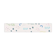 Spaceship Pattern Star Premium Plush Fleece Scarf (mini) by danenraven