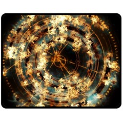 Science Fiction Background Fantasy Two Sides Fleece Blanket (medium) by danenraven