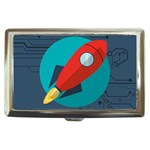 Rocket-with-science-related-icons-image Cigarette Money Case Front