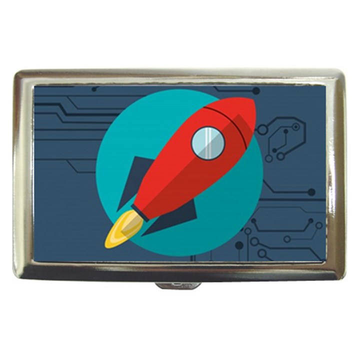 Rocket-with-science-related-icons-image Cigarette Money Case