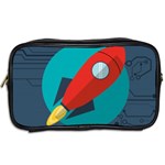 Rocket-with-science-related-icons-image Toiletries Bag (Two Sides) Back