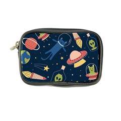 Seamless-pattern-with-funny-aliens-cat-galaxy Coin Purse by Salman4z