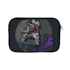 Illustration-astronaut-cosmonaut-paying-skateboard-sport-space-with-astronaut-suit Apple Ipad Mini Zipper Cases by Salman4z