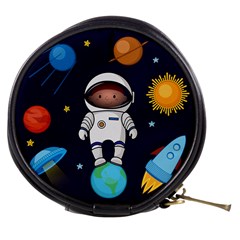 Boy-spaceman-space-rocket-ufo-planets-stars Mini Makeup Bag by Salman4z