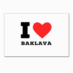 I Love Baklava Postcards 5  X 7  (pkg Of 10) by ilovewhateva