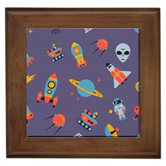 Space-seamless-pattern Framed Tile by Salman4z