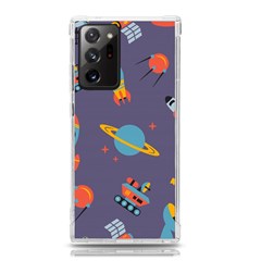 Space-seamless-pattern Samsung Galaxy Note 20 Ultra Tpu Uv Case by Salman4z