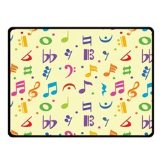 Seamless-pattern-musical-note-doodle-symbol Fleece Blanket (small) by Salman4z