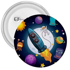 Spaceship-astronaut-space 3  Buttons by Salman4z