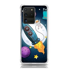 Spaceship-astronaut-space Samsung Galaxy S20 Ultra 6 9 Inch Tpu Uv Case by Salman4z