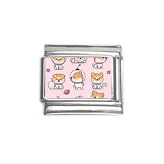 Set-kawaii-smile-japanese-dog-akita-inu-cartoon Italian Charm (9mm) by Salman4z