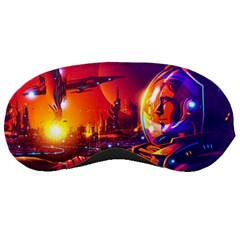 Far-future-human-colonization Sleeping Mask by Salman4z