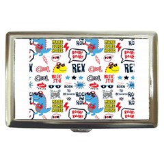 Monster-cool-seamless-pattern Cigarette Money Case by Salman4z