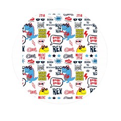 Monster-cool-seamless-pattern Mini Round Pill Box (pack Of 5) by Salman4z