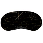 Abstract-math Pattern Sleeping Mask Front