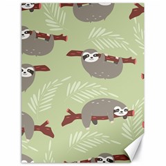 Sloths-pattern-design Canvas 18  X 24  by Salman4z