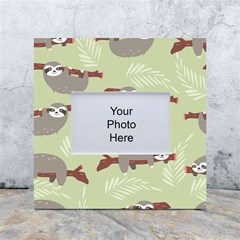 Sloths-pattern-design White Box Photo Frame 4  X 6  by Salman4z