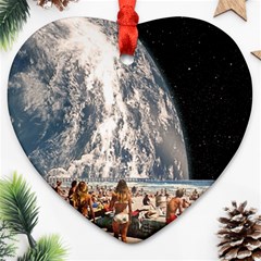 Astronomical Summer View Ornament (heart) by Jack14