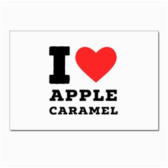 I Love Apple Caramel Postcards 5  X 7  (pkg Of 10) by ilovewhateva