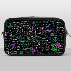 Math-linear-mathematics-education-circle-background Toiletries Bag (one Side) by Salman4z