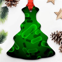 Green-rod-shaped-bacteria Ornament (christmas Tree)  by Salman4z