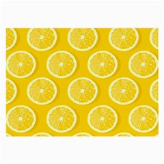 Lemon-fruits-slice-seamless-pattern Large Glasses Cloth by Salman4z