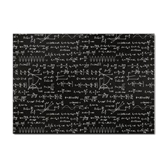 Math-equations-formulas-pattern Sticker A4 (10 Pack) by Salman4z