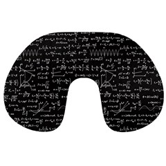 Math-equations-formulas-pattern Travel Neck Pillow by Salman4z