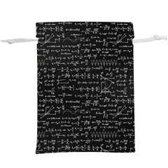 Math-equations-formulas-pattern Lightweight Drawstring Pouch (xl) by Salman4z