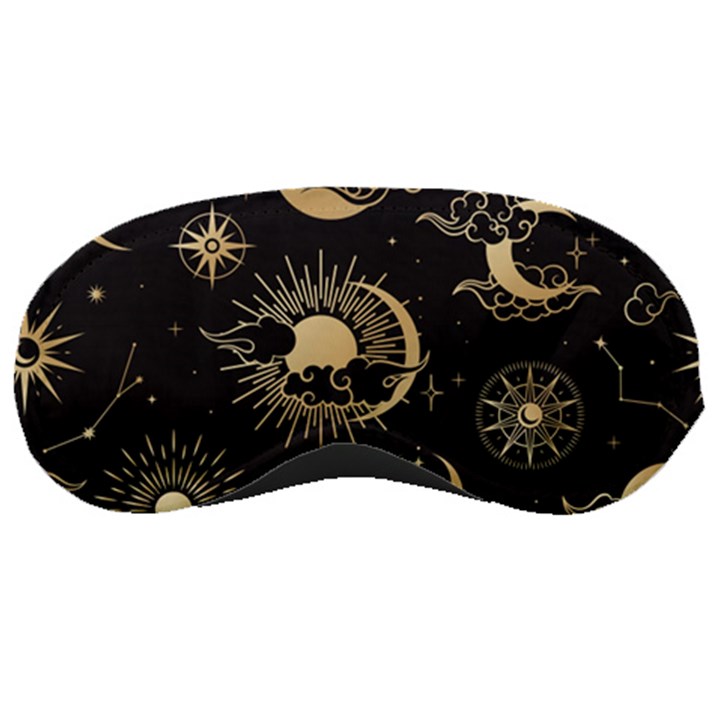 Asian-seamless-pattern-with-clouds-moon-sun-stars-vector-collection-oriental-chinese-japanese-korean Sleeping Mask