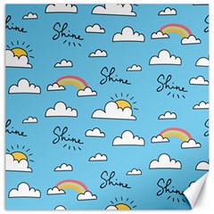 Sky-pattern Canvas 20  X 20  by Salman4z