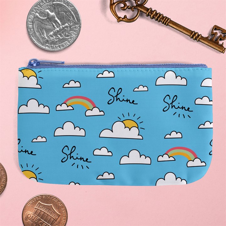 Sky-pattern Large Coin Purse