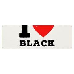 I Love Black Gold Banner And Sign 12  X 4  by ilovewhateva