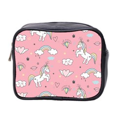 Cute-unicorn-seamless-pattern Mini Toiletries Bag (two Sides) by Salman4z