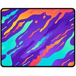 Multicolored-abstract-background Two Sides Fleece Blanket (Medium) 58.8 x47.4  Blanket Front