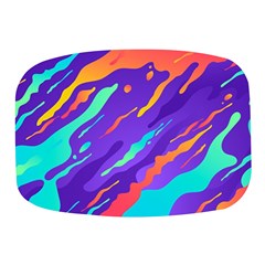 Multicolored-abstract-background Mini Square Pill Box by Salman4z