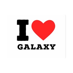 I Love Galaxy  Premium Plush Fleece Blanket (mini) by ilovewhateva