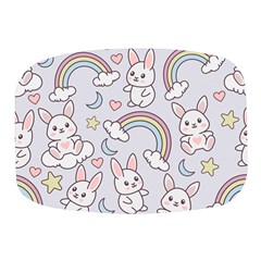 Seamless-pattern-with-cute-rabbit-character Mini Square Pill Box by Salman4z