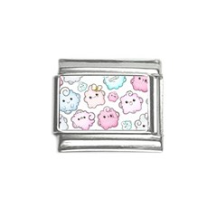 Cute-doodle-cartoon-seamless-pattern Italian Charm (9mm) by Salman4z