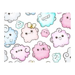 Cute-doodle-cartoon-seamless-pattern Two Sides Premium Plush Fleece Blanket (mini) by Salman4z