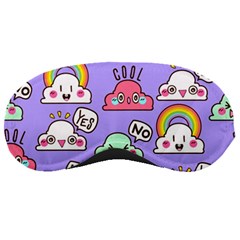 Cloud-seamless-pattern -- Sleeping Mask by Salman4z