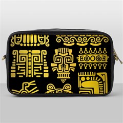 American-golden-ancient-totems Toiletries Bag (one Side) by Salman4z