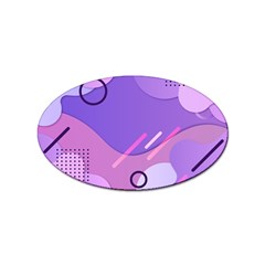 Colorful-abstract-wallpaper-theme Sticker Oval (100 Pack) by Salman4z