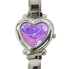 Colorful-abstract-wallpaper-theme Heart Italian Charm Watch by Salman4z